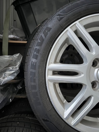 早い者勝ち　軽自動車　夏タイヤホイールセット　使用少
