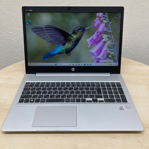 【ネット決済・配送可】HP ProBook 450 G7 ノートPC i5 10世代 16GB SSD M.2 256GB 15.6 N421