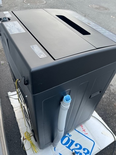 美品　24年製 4.5kg 全自動洗濯機 TNI-45A1-B 動作確認済 ブラック 説明書付