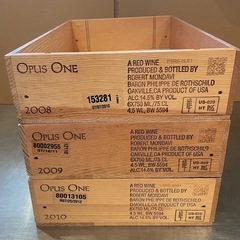 ワイン木箱　オーパスワン　の画像