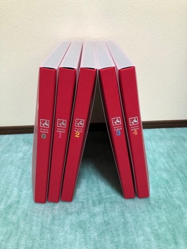 アルバム　赤色18冊セット