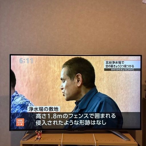SHARP液晶テレビ50型内蔵YouTubeNetflixなど見れます (沖縄移住者 