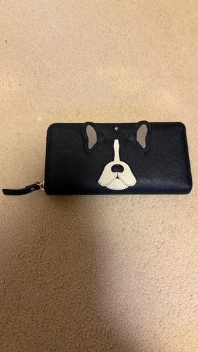Kate spade フレンチブルドッグ　長財布