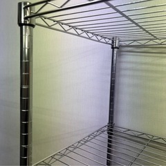 シルバーラック スチールラック メタルラック 棚 キッチンラック レンジ　25の画像