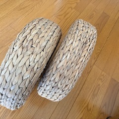 ニトリ　ロースツール（二つセット）　汚れありの画像