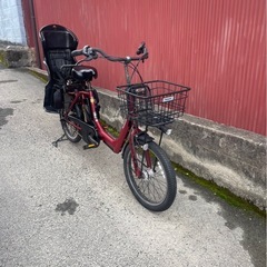 【京都発】京の楽チャリ　電動アシスト自転車　後ろシート付　パナソニック　ギュットアニーズの画像