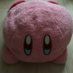 ②星のカービー　ぬいぐるみ　大きな　クッション　購入者に差し上げます！の画像