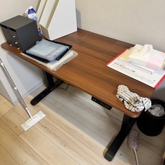 昇降デスク 山善 120 60 YAMAZENの画像