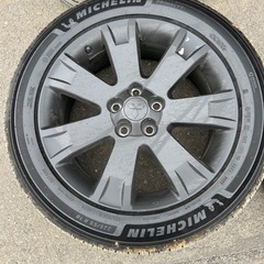 デリカd5純正  ラジアルタイヤ  225/55r18 タイヤホイールセットの画像