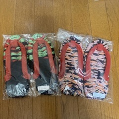 一足　¥1000 ハンドメイド　布草履の画像