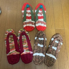 ハンドメイド　布ぞうり　1足　¥1000の画像
