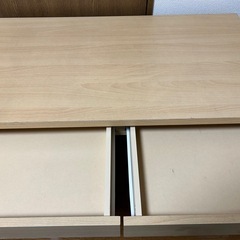 【3/29まで】木製デスク  ナチュラル の画像