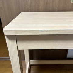【3/29まで】木製デスク  ナチュラル の画像