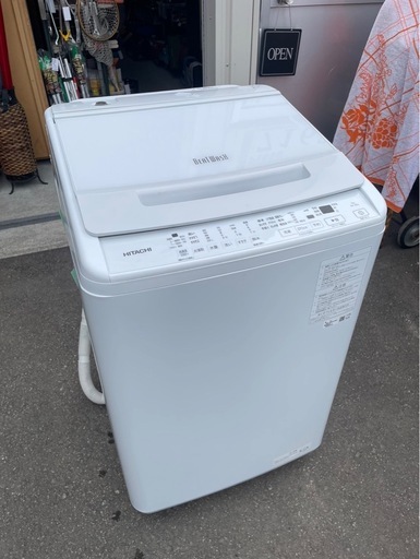 美品高年式HITACHI日立全自動洗濯機BEAT WASHビートウォッシュBW 