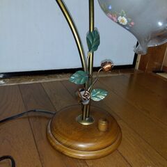 アンティーク　電気スタンド照明器具　40W2灯の画像