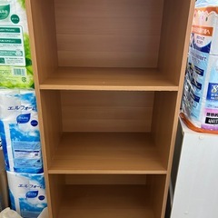 カラーボックス　　ナチュラル　差し上げますの画像