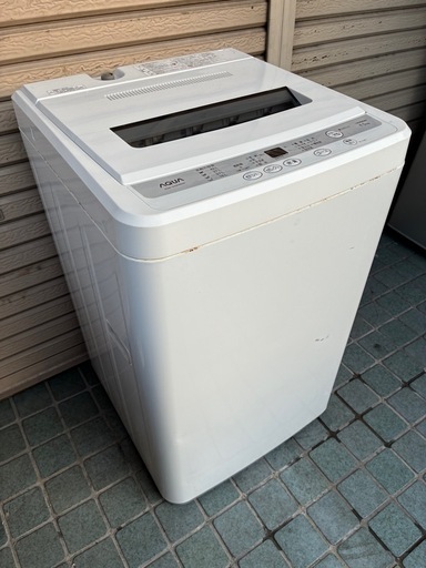 【全14台出品中】★4.5Kg★ AQUA アクア 全自動電気洗濯機 AQW-S45E9 2013年製 洗濯機・水洗い清掃済み！