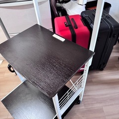 電子レンジラック キッチン収納の画像