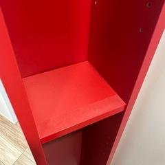 ◆廃盤品◆IKEA GNEDBY  グネドビー CDラック　レッドの画像