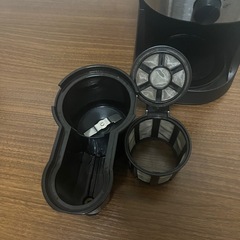 全自動ドリップ式コーヒーメーカー シルバー/ブラックの画像