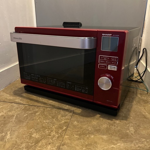 シャープ ヘルシオ ウォーターオーブン AX-CA200-R オーブンレンジ