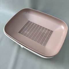 ハーフカバーフード付き猫トイレ　の画像