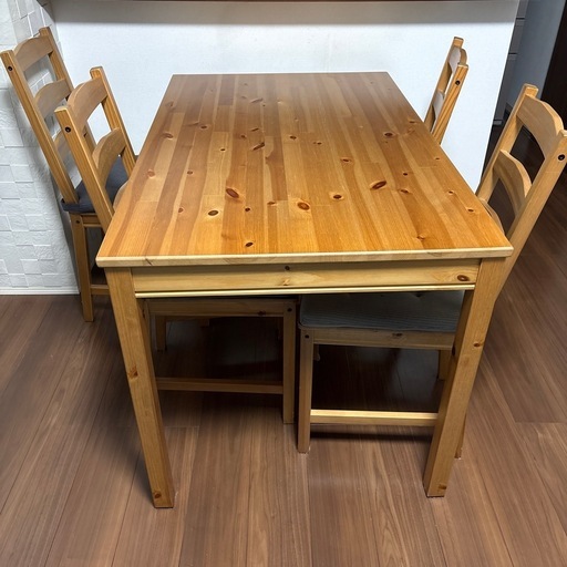 IKEA】ダイニングテーブル＋椅子2脚 ※引き渡し予定者決定済み IKEA 
