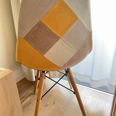 不二貿易　イームズ　パッチワークシェルチェア　YEの画像