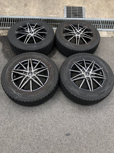 スタッドレスタイヤ アルミホイール 4本セット YOKOHAMA WINTERMAXX　15インチ