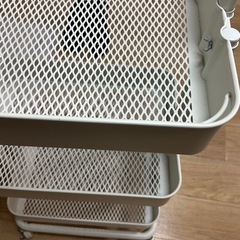 3段ワゴン キャスター付き 収納ラックの画像