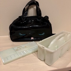 習字道具、絵の具セットの画像