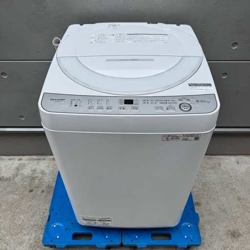 376⭐️2024年製美品★シャープ　洗濯機　6KG 一人暮らし