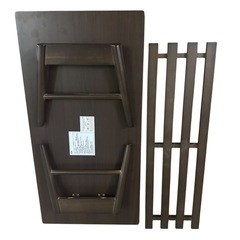 【ジ0327-19】新生活応援セール‼️ニトリ 折りたたみ式 木製 センターテーブル 棚付きの画像