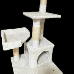 【無料】キャットタワーお譲りします（使用感あり）の画像