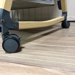 多機能ベビーベッド（添い寝・ゆりかご・キャスター付）の画像