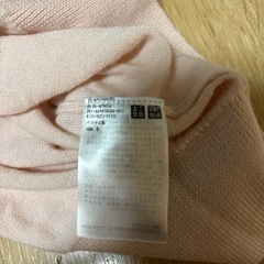UNIQLO Lサイズ　ピンク 長袖セーターの画像