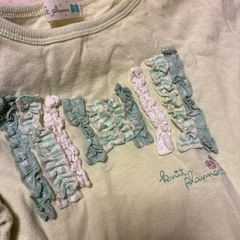 黄緑色　130サイズ　Tシャツ　knitの画像