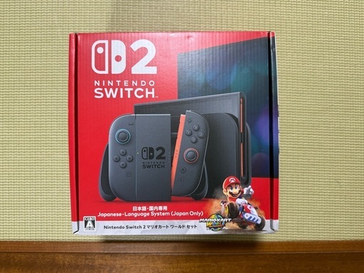 ニンテンドースイッチ2 本体　日本語版　マリオカートワールド同梱版　新品・未使用品