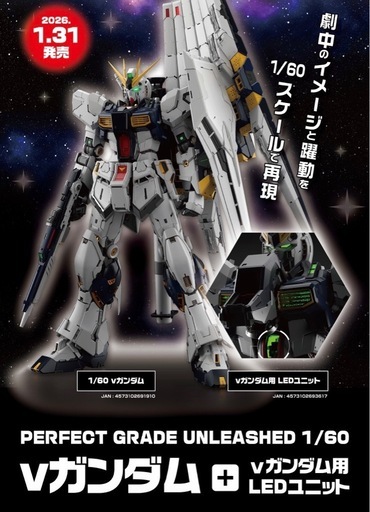 受渡し予定　PG UNLEASHED 1/60 RX-93 νガンダム　LEDユニットセット