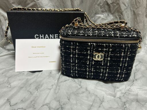  CHANEL シャネル　ツイードバニティチェーン　ショルダーバッグ　新品未使用