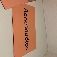 Acne Studios マフラー空箱、袋の画像