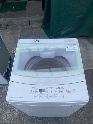 NO B964?福岡市内配送設置無料✨?洗濯機  ニトリ NTR60 6.0kg ホワイト 送風 乾燥機能付き 全自動 一人暮らし