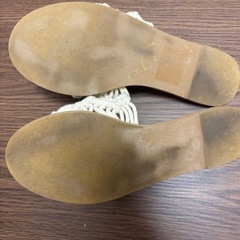 ADAM ET ROPEマクラメサンダル23.5cmの画像