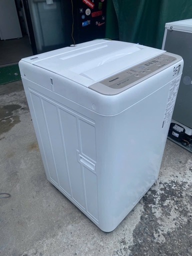 NO B968?福岡市内配送設置無料✨?パナソニック 全自動洗濯機 洗濯 5kg つけおきコース搭載 シャンパン NA-F50B13