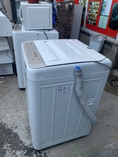 NO B968?福岡市内配送設置無料✨?パナソニック 全自動洗濯機 洗濯 5kg つけおきコース搭載 シャンパン NA-F50B13