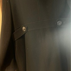 ブラックジャケット 黒コートジャケットの画像
