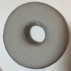 ママサポートクッション グレー 円座クッション ドーナツクッションの画像