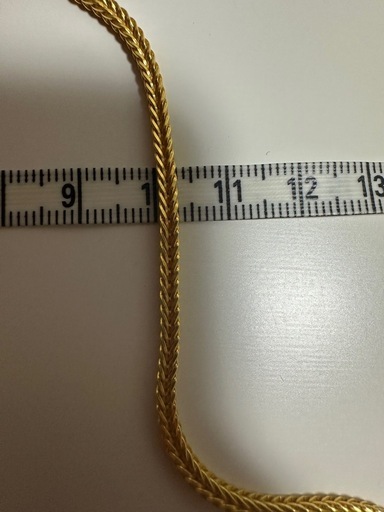 k24 純金ネックレス　26.89g