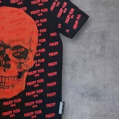 【超美品】PHILIPP PLEIN ラインストーン スカルプリント Tシャツの画像