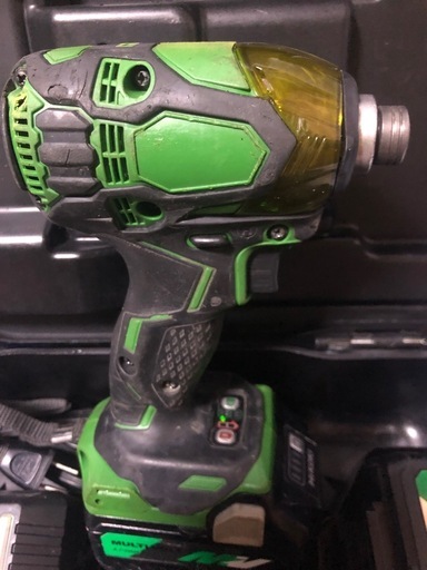 ②ハイコーキ18vインパクトドライバWH18DDL2中古美品オリジナルハウジング